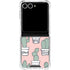 Pink Cactus Galaxy Z Flip7 Clear Case