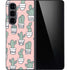 Pink Cactus Galaxy Z Fold5 5G Skin