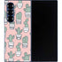 Pink Cactus Galaxy Z Fold6 Skin