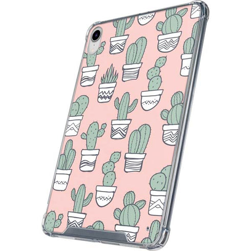 Pink Cactus iPad 11th Gen (2025) Clear Case