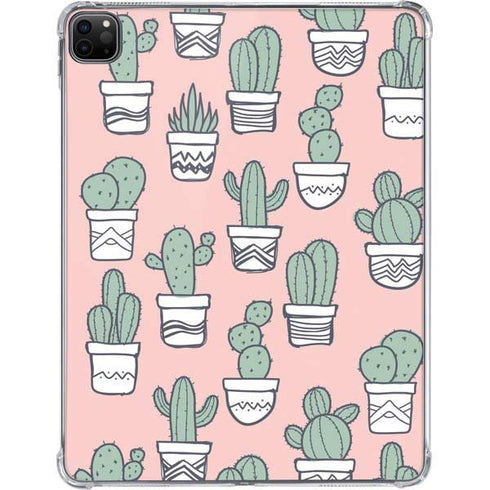 Pink Cactus iPad Pro 11in (2024) Clear Case