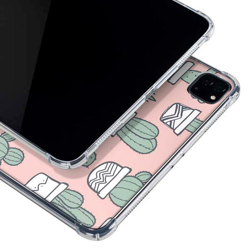 Pink Cactus iPad Pro 11in (2024) Clear Case