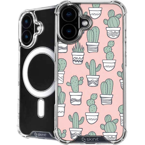 Pink Cactus iPhone 16 MagSafe Case