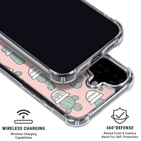 Pink Cactus iPhone 16 MagSafe Case