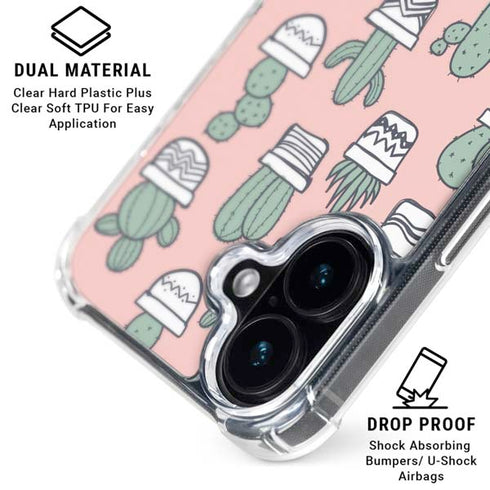 Pink Cactus iPhone 16 MagSafe Case