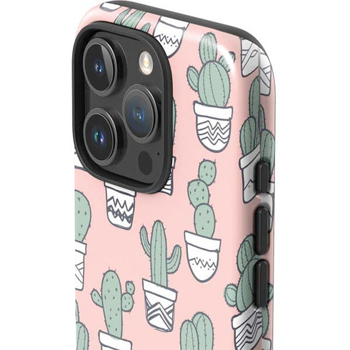 Pink Cactus iPhone 16 Pro Impact Case