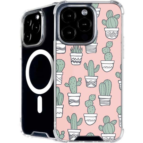 Pink Cactus iPhone 16 Pro MagSafe Case