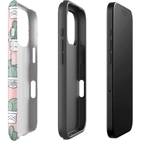 Pink Cactus iPhone 16 Pro Max Impact Case