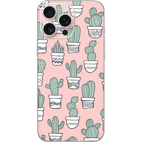 Pink Cactus iPhone 16 Pro Max Skin