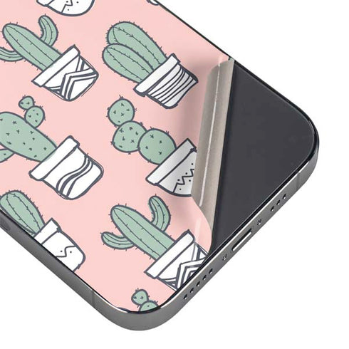 Pink Cactus iPhone 16 Pro Skin