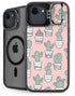 Pink Cactus iPhone 16e Kickstand Case