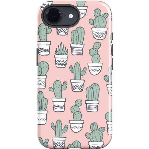 Pink Cactus iPhone 16e Impact Case