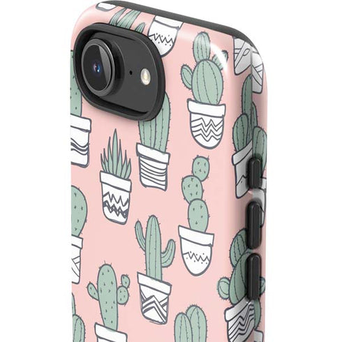 Pink Cactus iPhone 16e Impact Case