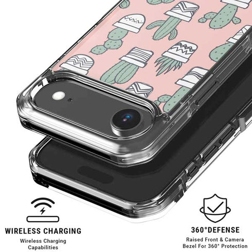 Pink Cactus iPhone 17 Air Clear Case