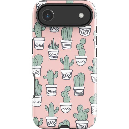 Pink Cactus iPhone 17 Air Impact Case