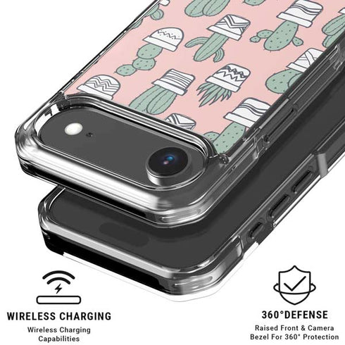 Pink Cactus iPhone 17 Air MagSafe Case