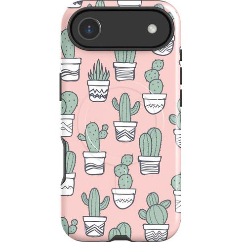 Pink Cactus iPhone 17 Air Magsafe Impact Case