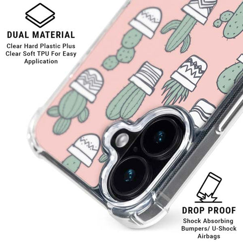 Pink Cactus iPhone 17 MagSafe Case