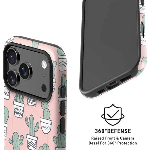 Pink Cactus iPhone 17 Pro Max Magsafe Impact Case