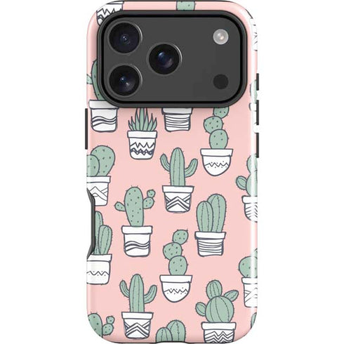 Pink Cactus iPhone 18 Pro Impact Case