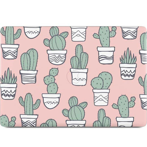 Pink Cactus MacBook Skins