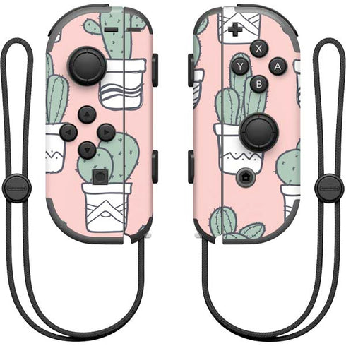 Pink Cactus Nintendo Skins