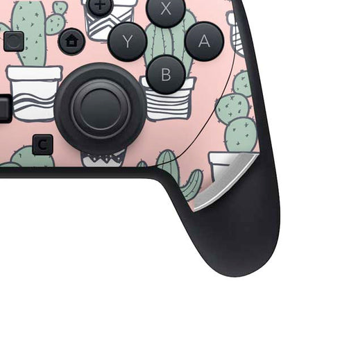 Pink Cactus Nintendo Switch 2 (2025) Pro Controller Skin