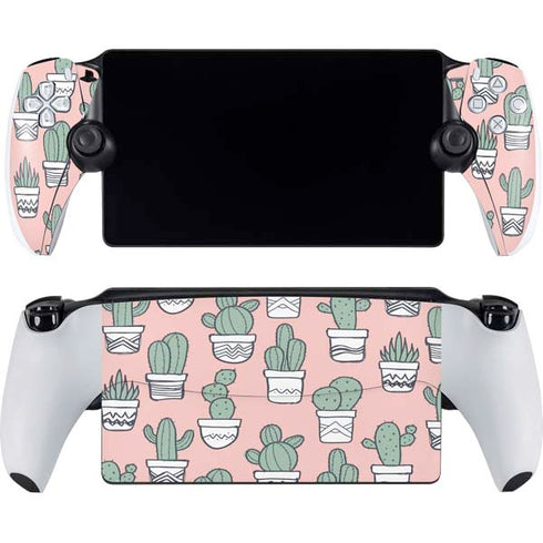 Pink Cactus PlayStation PS5 Skins