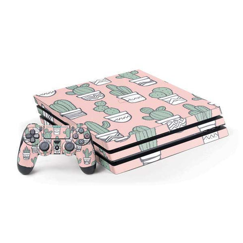 Pink Cactus PlayStation PS4 Skins