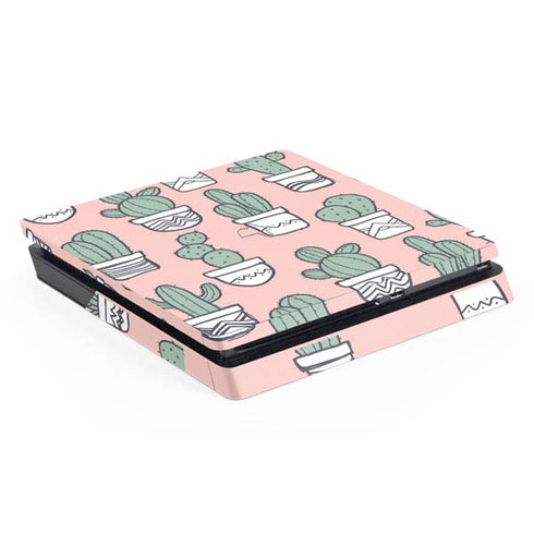 Pink Cactus PlayStation PS4 Skins
