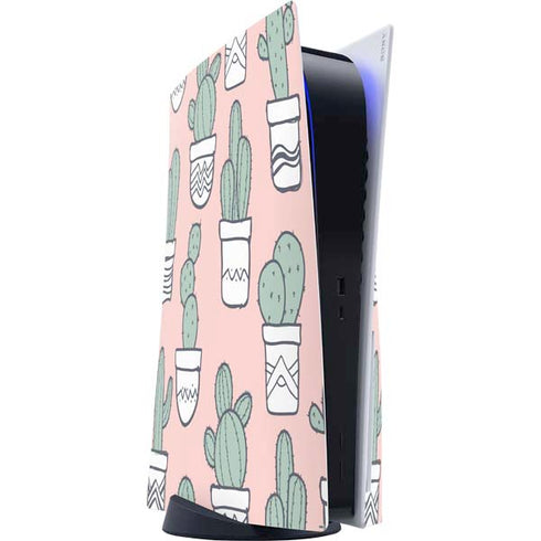 Pink Cactus PlayStation PS5 Skins