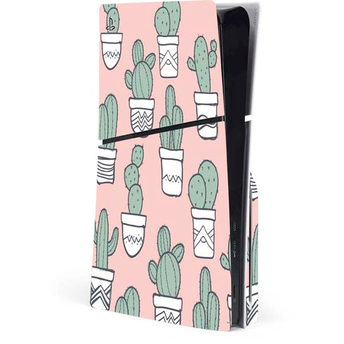 Pink Cactus PlayStation PS5 Skins
