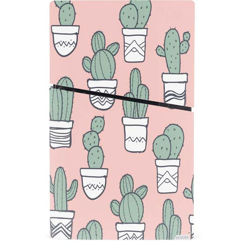 Pink Cactus PS5 Slim Digital Edition Console Skin