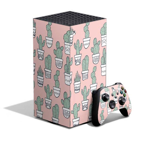 Pink Cactus XBox Series X Digital Edition Bundle Skin