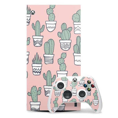 Pink Cactus Xbox Series X Skins