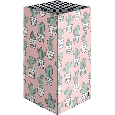 Pink Cactus XBox Series X Digital Edition Console Skin