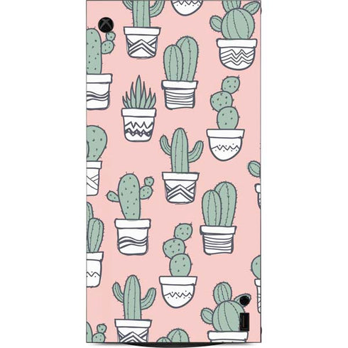 Pink Cactus XBox Series X Digital Edition Console Skin