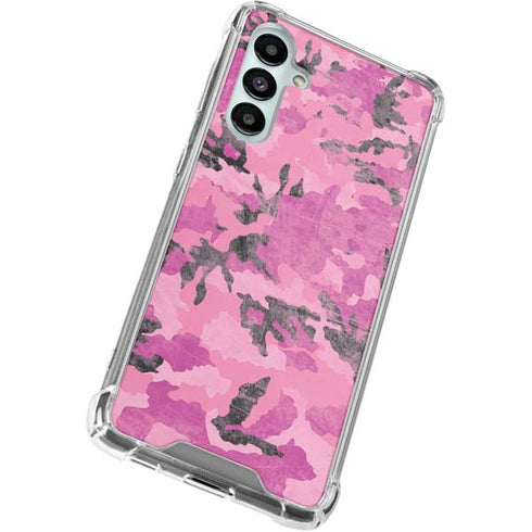 Pink Camouflage Galaxy A16 5G Clear Case