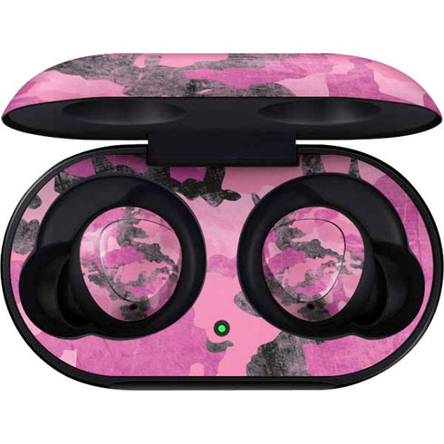 Pink Camouflage Galaxy Buds Skin