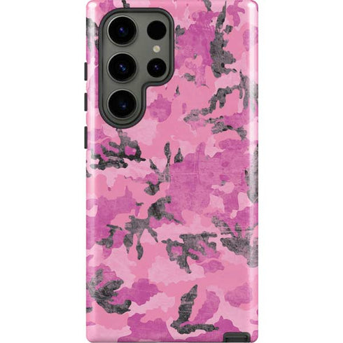 Pink Camouflage Galaxy S23 Ultra Pro Case