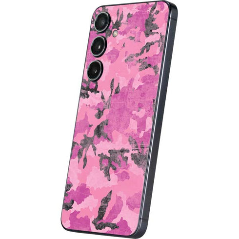 Pink Camouflage Galaxy S25 Skin