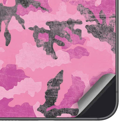 Pink Camouflage Galaxy S25 Skin