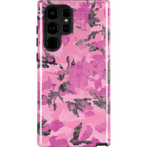 Pink Camouflage Galaxy Cases