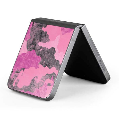 Pink Camouflage Galaxy Z Flip6 Skin