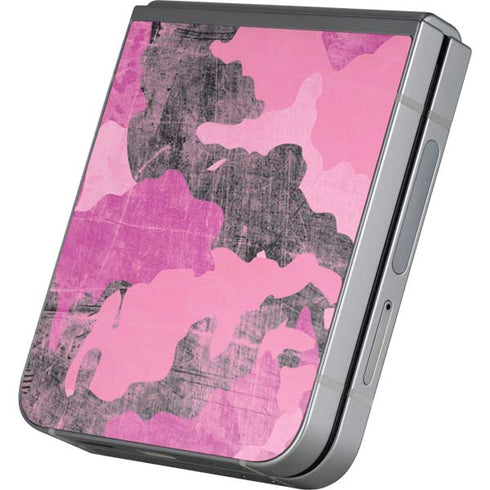 Pink Camouflage Galaxy Z Flip6 Skin