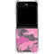 Pink Camouflage Galaxy Z Flip6 Clear Case