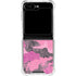 Pink Camouflage Galaxy Z Flip6 Clear Case