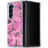 Pink Camouflage Galaxy Z Fold5 5G Clear Case