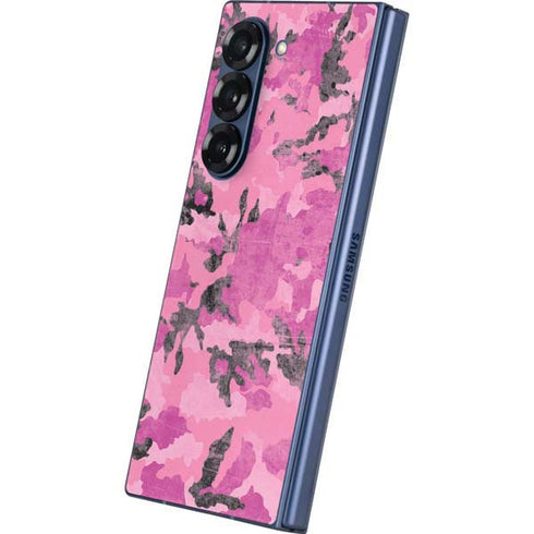 Pink Camouflage Galaxy Z Fold6 Skin
