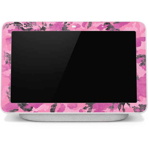 Pink Camouflage Google Home Hub Skin